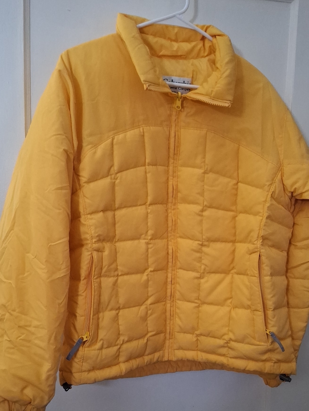 Columbia Reversible Bright Yellow Quilted Puffer Jacket